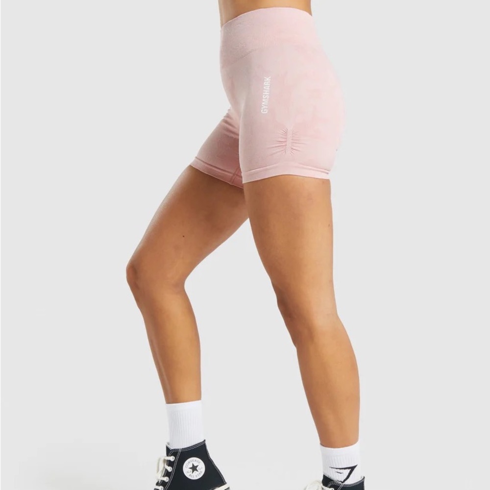 gymshark pink camo shorts